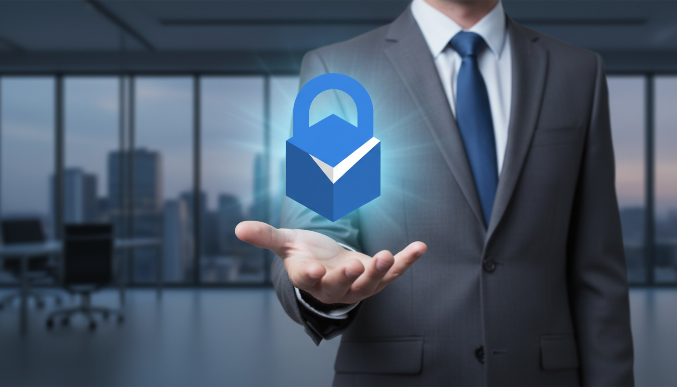 Hero background – person holding a product with a QR code overlay